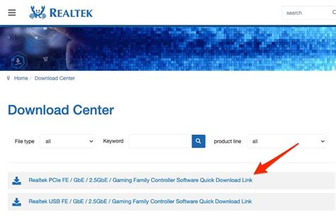Realtek Gaming (PCIe) GBE Family Controller Download and .
